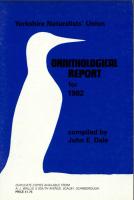 Bird Report 1982